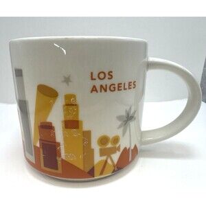 Starbucks LA LOS ANGELES 14 oz Coffee Mug Cup YOU ARE HERE Collection